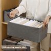 Caja Cesta Organizadora y Almacenamiento de Ropa Multiuso Plegable con Varilla