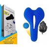 Asiento Cojín Gel para Bicicleta + Funda Protectora Color Negro