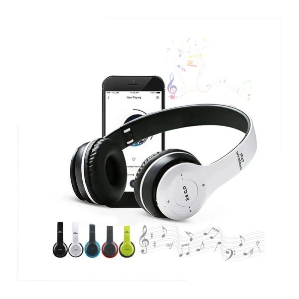 Audifonos Vincha P47 con Bluetooth Inalámbrico