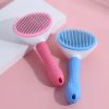 Cepillo de Pelo para Mascotas con Boton de Limpieza