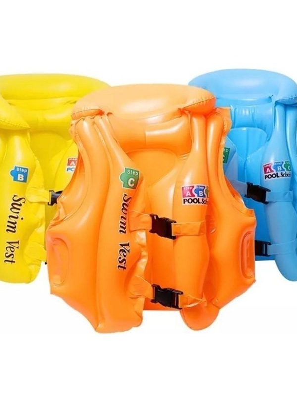 Chaleco Flotador Salvavidas Inflable  Para Niños