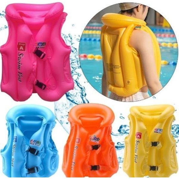 Chaleco Flotador Salvavidas Inflable  Para Niños