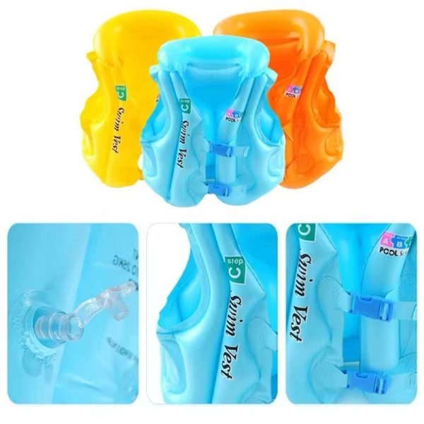 Chaleco Flotador Salvavidas Inflable  Para Niños