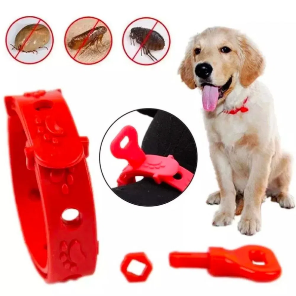 Collar Antipulgas Graduable para Mascotas