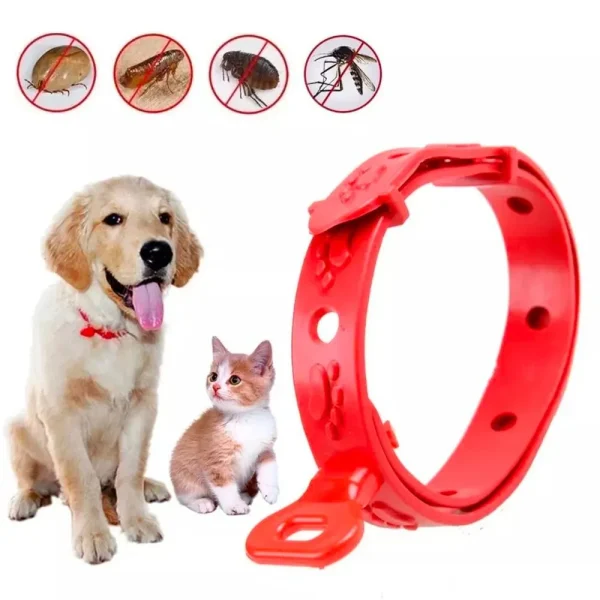 Collar Antipulgas Graduable para Mascotas