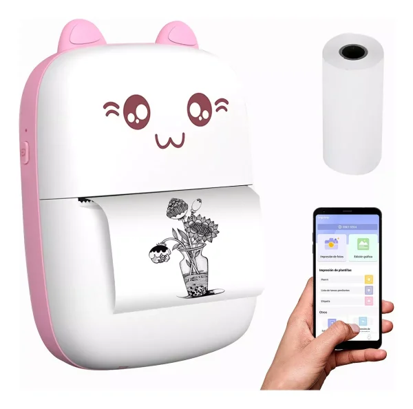 Mini Impresora térmica Portátil