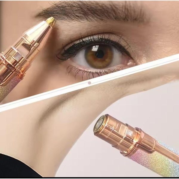 Depilador Multifuncional Doble Cabezal Recargable para Cejas, Bozo y mas 2 en 1