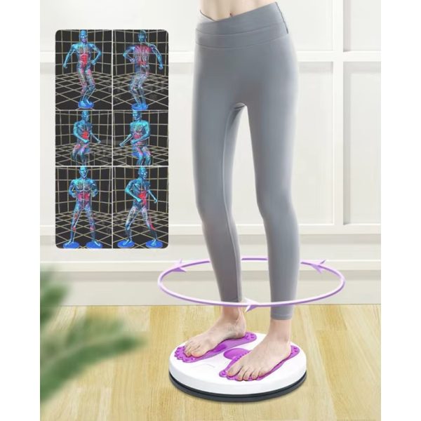 Disco Giratorio De Ejercicio Con Masajeador De Pies  Para Piernas, Cintura y Cuerpo