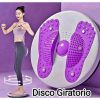 Disco Giratorio De Ejercicio Con Masajeador De Pies  Para Piernas, Cintura y Cuerpo