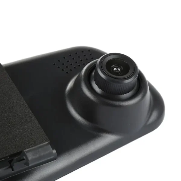 Camara Espejo Retrovisor con Doble Camara de Grabacion Frontal y Reversa para Carro