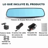 Camara Espejo Retrovisor con Doble Camara de Grabacion Frontal y Reversa para Carro