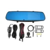 Camara Espejo Retrovisor con Doble Camara de Grabacion Frontal y Reversa para Carro