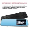 Camara Espejo Retrovisor con Doble Camara de Grabacion Frontal y Reversa para Carro