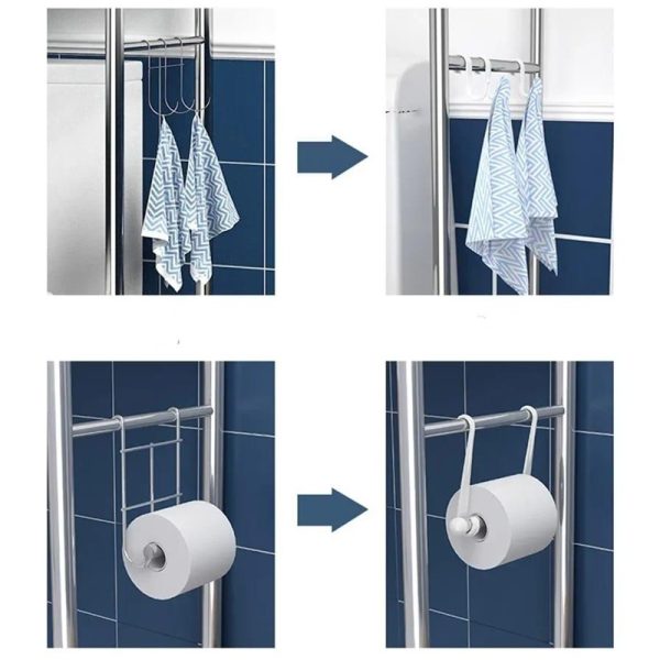 Estante Organizador de Baño Sobre Inodoro