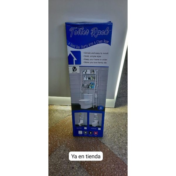 Estante Organizador de Baño Sobre Inodoro