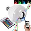 Foco de Luz RGB con Parlante Bluetooth