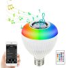 Foco de Luz RGB con Parlante Bluetooth