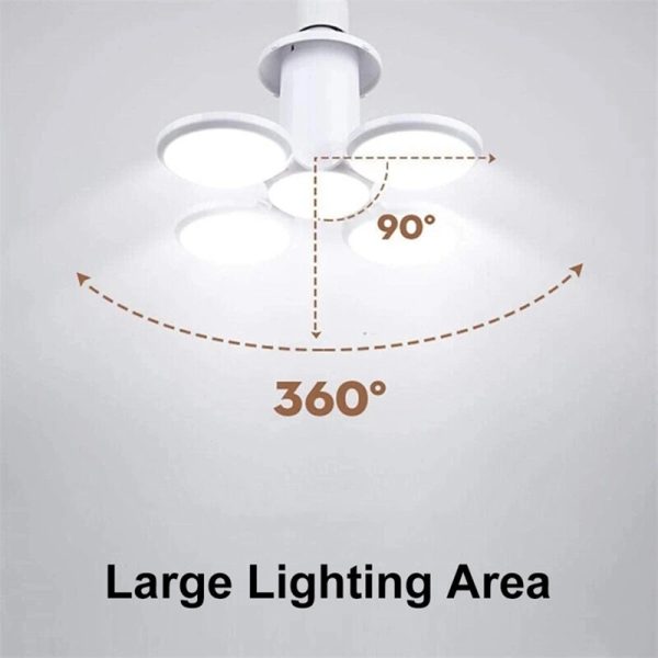 Foco Plegable Led  E27 de 40W Tipo Pelota