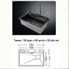 Fregadero de Cocina Multifuncional de Acero Inoxidable