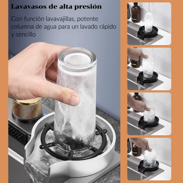 Fregadero de Cocina Multifuncional de Acero Inoxidable