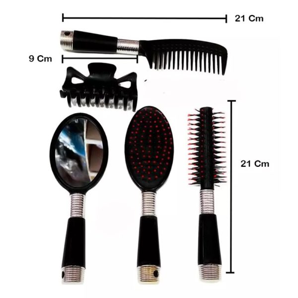 Kit-de-Cepillos-para-Cabello-Peineespejo-yPiza-Set-X-5-2.jpeg Kit de Cepillos para Cabello + Peine, Espejo y Pinza Set X 5