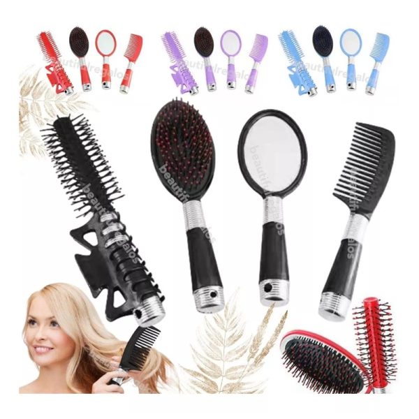 Kit-de-Cepillos-para-Cabello-Peineespejo-yPiza-Set-X-5-3.jpeg Kit de Cepillos para Cabello + Peine, Espejo y Pinza Set X 5