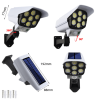 Lampara Foco Led con Panel Solar y Sensor de Movimiento + control