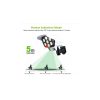 Lampara Foco Led con Panel Solar y Sensor de Movimiento + control