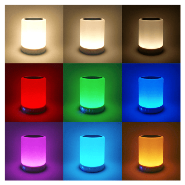 Lámpara Parlante Táctil RGB con Bluetooth