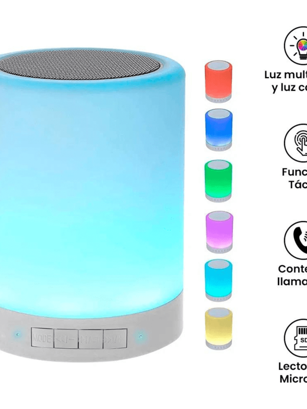 Lámpara Parlante Táctil RGB con Bluetooth