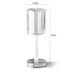 Lámpara de Mesa RGB con Control Táctil de tipo Cristal