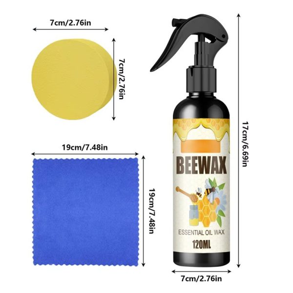 Restaurador de Madera de Cera de Abejas para el Cuidado de Muebles tipo Spray