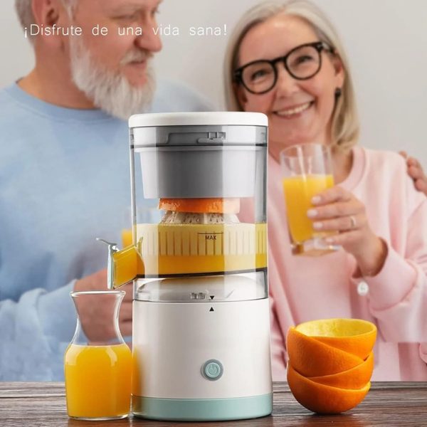 Maquina Exprimidora Portatil Recargable Multifuncional de Naranjas y Mas