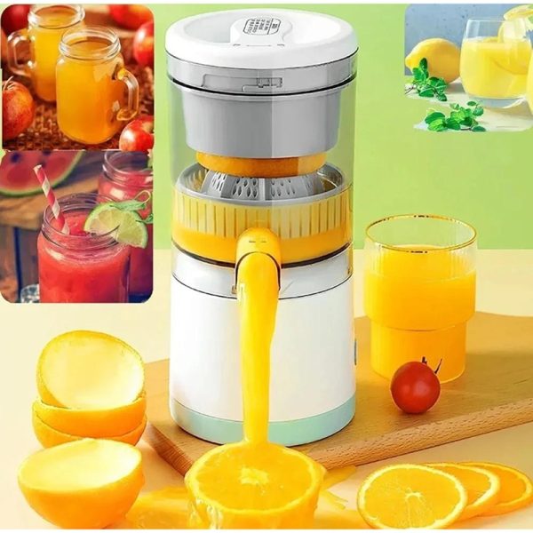 Maquina Exprimidora Portatil Recargable Multifuncional de Naranjas y Mas