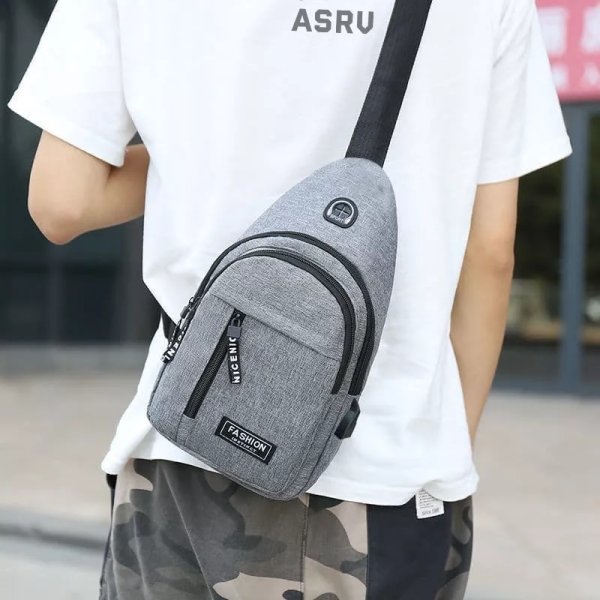 Morral Bolso De Hombro Pechera Multifunción