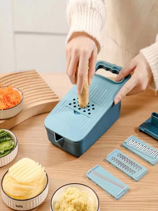 Multi Cortador Rayador de Verduras 4 en 1
