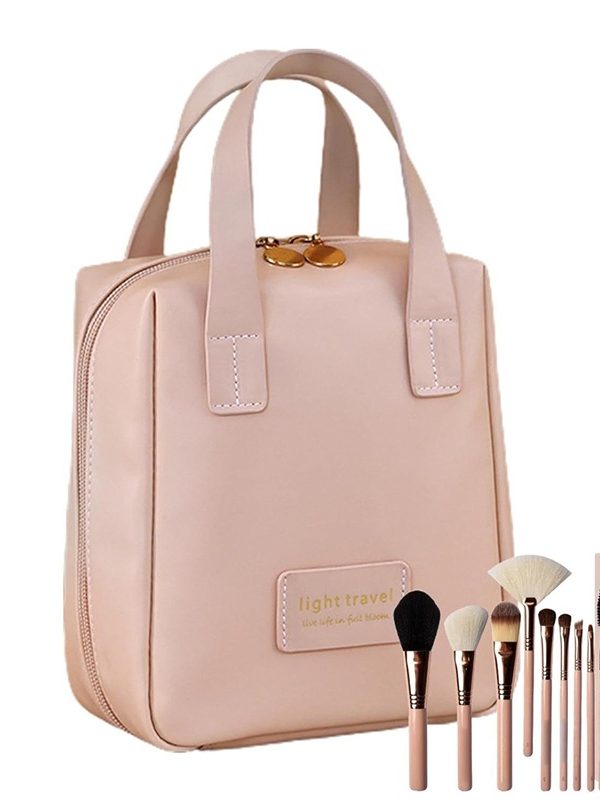 Neceser de Maquillaje de Cuero para Mujer