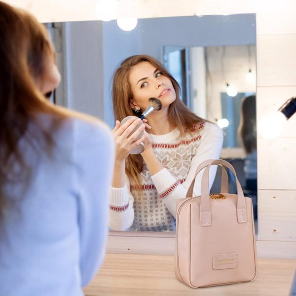 Neceser de Maquillaje de Cuero para Mujer