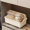 Organizador y Escurridor de Platos con Tapa