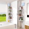Organizador Estante Esquinero de Baño de 4 Niveles