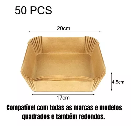 Papel Descartable para Freidora de Aire pack 50 unidades
