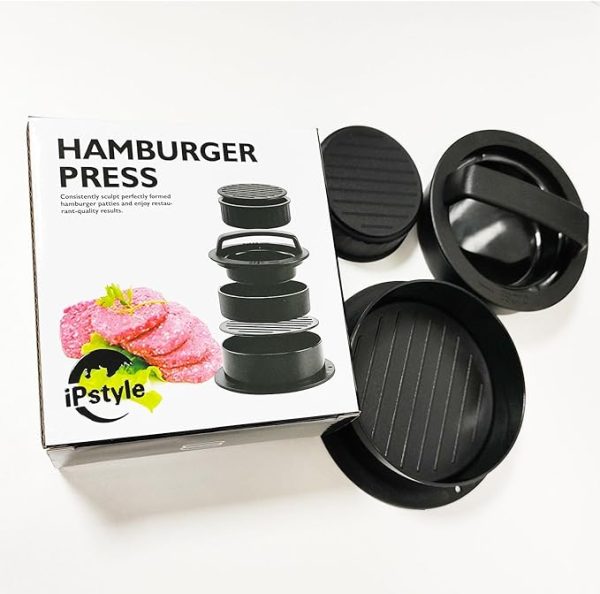Prensa redonda de plástico para hamburguesas