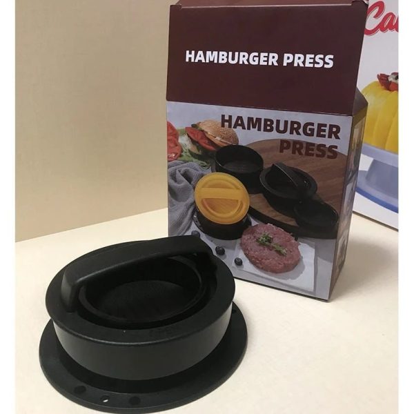 Prensa redonda de plástico para hamburguesas
