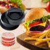 Prensa redonda de plástico para hamburguesas