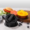Prensa redonda de plástico para hamburguesas