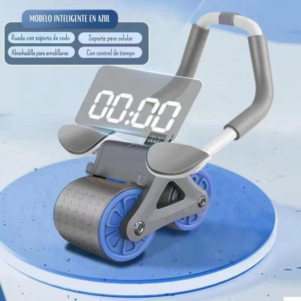 Rodillo-de-Ejercicio-Abdominal-azul.jpg Rodillo de Ejercicio Abdominal con Rebote Automático