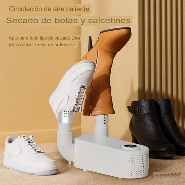 Secadora de Zapatos Eléctrico Portatil  con Temporizador y Desinfeccion UV