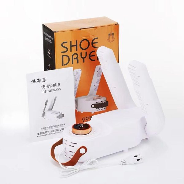 Secadora de Zapatos Eléctrico Portatil  con Temporizador y Desinfeccion UV