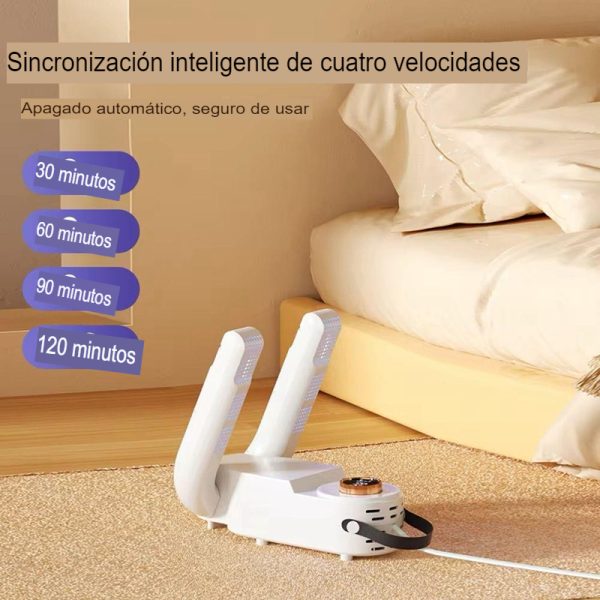 Secadora de Zapatos Eléctrico Portatil  con Temporizador y Desinfeccion UV
