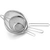 Set de 3 Coladores de Acero Inoxidable de Malla Fina